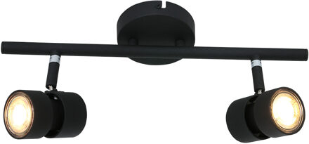 Steinhauer Natasja Tweelichts Plafondlamp Zwart
