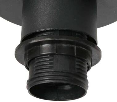 Steinhauer Plafondlamp Bloeba, Ø 20 cm, hout, naturel, E27 Hout licht, zwart