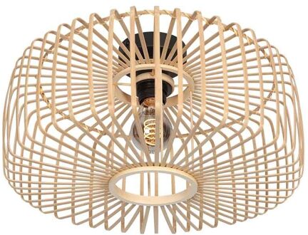 Steinhauer Plafondlamp Bloeba Ø 40 cm bamboe beige