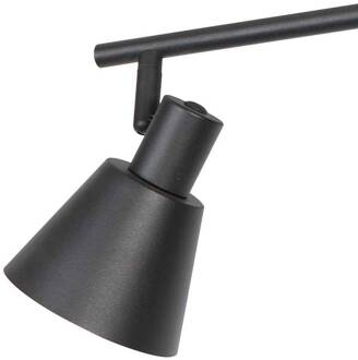 Steinhauer Plafondspot Oeroe, 3-lamps, zwart, metaal, E14