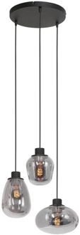 Steinhauer Reflexion hanglamp vide lamp zwart