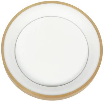 Steinhauer Ringlede LED plafondlamp, goud, hoogte 6 cm, Ø 38 cm