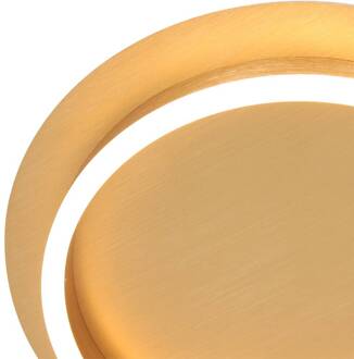 Steinhauer Ringlux plafondlamp, goudkleurig, Ø 32 cm, metaal