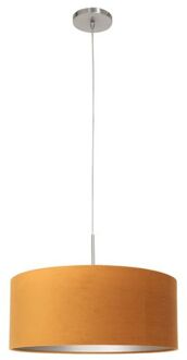 Steinhauer Sparkled Light hanglamp - gouden velvet kap Ø50 cm