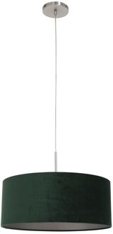 Steinhauer Sparkled Light hanglamp - groene velvet kap Ø50 cm