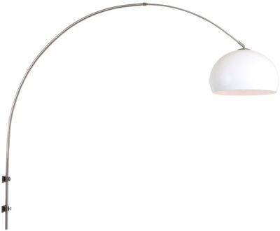 Steinhauer Sparkled Light wandlamp staal met witte kunststof bol Grijs