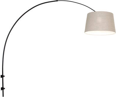 Steinhauer Sparkled Light wandlamp zwart en grijs boog kap ?45 cm