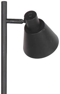 Steinhauer Vloerlamp Oeroe, 2-lamps, zwart, metaal, E14