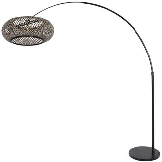 Steinhauer Vloerlamp Sparkled light bamboe zwart Beige