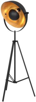 Steinhauer Vloerlamp Sunflower H 163 cm zwart