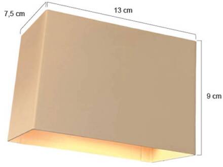 Steinhauer Wandlamp Muro 3365, crèmekleurig, hoekig, G9, 2.700 K