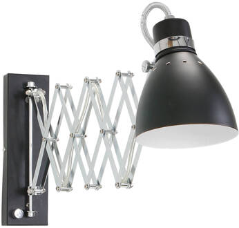 Steinhauer Wandlamp Spring Zwart 6290ZW