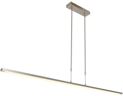 Steinhauer Zelena - hanglamp 150 cm - staal Zilver