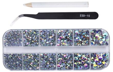 Stekkers Met Eu/Ons Specificaties Stekkers Iron-On Wand Soldeerbout Staven -Boren Applicators 7 Tips fixing Tool Kits wit AB reeks