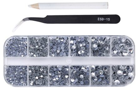 Stekkers Met Eu/Ons Specificaties Stekkers Iron-On Wand Soldeerbout Staven -Boren Applicators 7 Tips fixing Tool Kits wit reeks