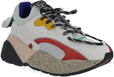 Stella McCartney Eclypse Colourblock Sneakers Wit