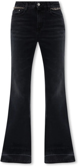 Stella McCartney Jeans met uitlopende pijpen Stella McCartney , Black , Dames - W25