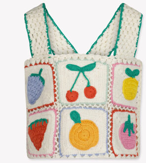 Stella McCartney Kinder meisjes t-shirt in - maat 140 Ecru