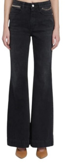 Stella McCartney Klassieke zwarte flared jeans Stella McCartney , Black , Dames - W28,W25