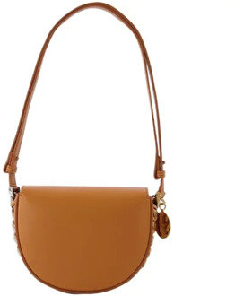 Stella McCartney Leather shoulder-bags Stella McCartney , Orange , Dames - ONE Size