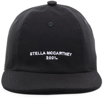 Stella McCartney Logo Geborduurde Baseballpet Stella McCartney , Black , Dames - 57 CM
