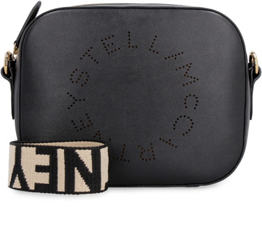 Stella McCartney Mini cameratas met logo Zwart - 1 maat