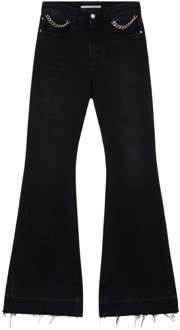 Stella McCartney Retro Flare Zwarte Jeans Stella McCartney , Black , Dames - W27