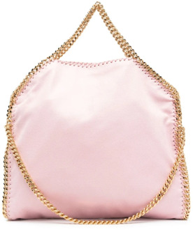 Stella McCartney Roze Falabella Foldover Tote Bag Stella McCartney , Pink , Dames - ONE Size