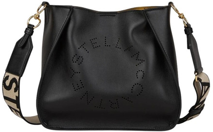 Stella McCartney Stella Logo Mini crossbodytas van vegan leer Zwart - 1 maat