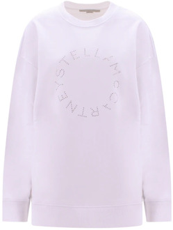 Stella McCartney Stijlvol Logo Sweatshirt Stella McCartney , White , Dames - M,S