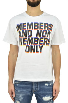 Stella McCartney T-shirt met Multikleurige Print Stella McCartney , White , Heren - L,M,S