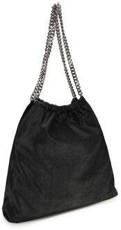 Stella McCartney Zwarte Polyester Schoudertas