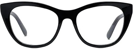 Stella McCartney Zwarte Ss23 Dames Optische Brillen Stella McCartney , Black , Dames - 52 MM
