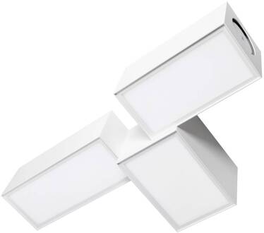 Stella plafondlamp met AC-1 Plus, wit wit, gesatineerd wit