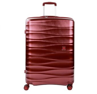 Stellar Large 4 Wiel Trolley Exp rosso scuro