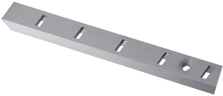 Stellijst 2m Aluminium Zilver