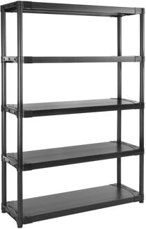 Stellingkast - Workline 3,0 - 175x120x40cm - Draagkracht 60kg - Zwart