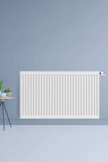 Stelrad Belrad Paneelradiator Met 8 Aansluitingen TYPE 22 500x1000mm 1494 Watt Wit