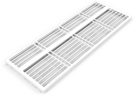 Stelrad bovenrooster voor radiator 120x16cm type 33 120x16cm Staal Wit glans R30023312