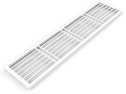 Stelrad bovenrooster voor radiator 140x10.2cm type 22 140x10.2cm Staal Wit glans R30022214
