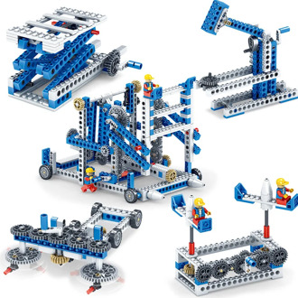 STEM Mechanical Gear Technic Building Block 3 In 1 Engineering Intelligent Diy Block Learning Toys for Children Kids STEAM Toy