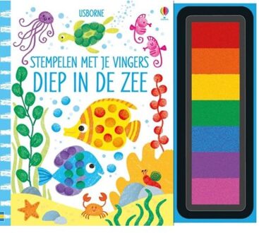 Stempelen met je vingers Diep in de zee - 000