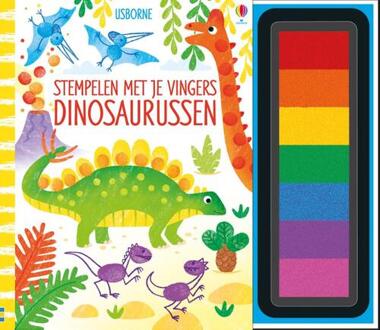 Stempelen met je vingers Dinosaurussen - 000