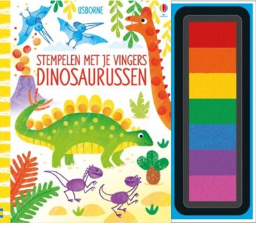 Stempelen met je vingers Dinosaurussen - 000