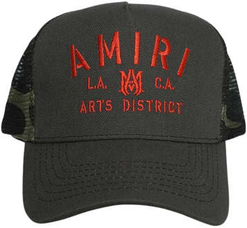 Stencil Militaire Groene Trucker Pet - One Size