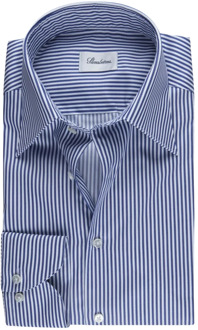 Stenströms Gestreept Overhemd, Upgrade Jouw Stijl met dit Verfijnde Overhemd Stenströms , Blue , Heren - S,7Xl