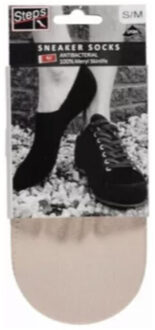 Steps Sneaker sokken - Skin - kruipen niet onder je voet - Unisex - S/M - Maat 35-38