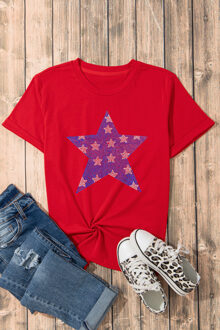Ster Graphic T-shirt - maat XL Rood