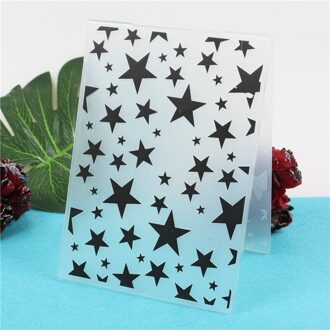 Ster Plastic Embossing Map Scrapbooking Papieren Kaart Maken Craft Template Diy Fotoalbum Decor