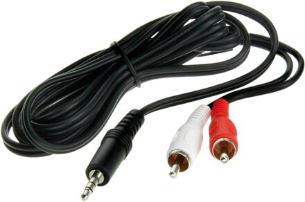 Stereo jack 3,5mm Stereo naar Cinch plug 1,5m (RCA-plug) 31149002